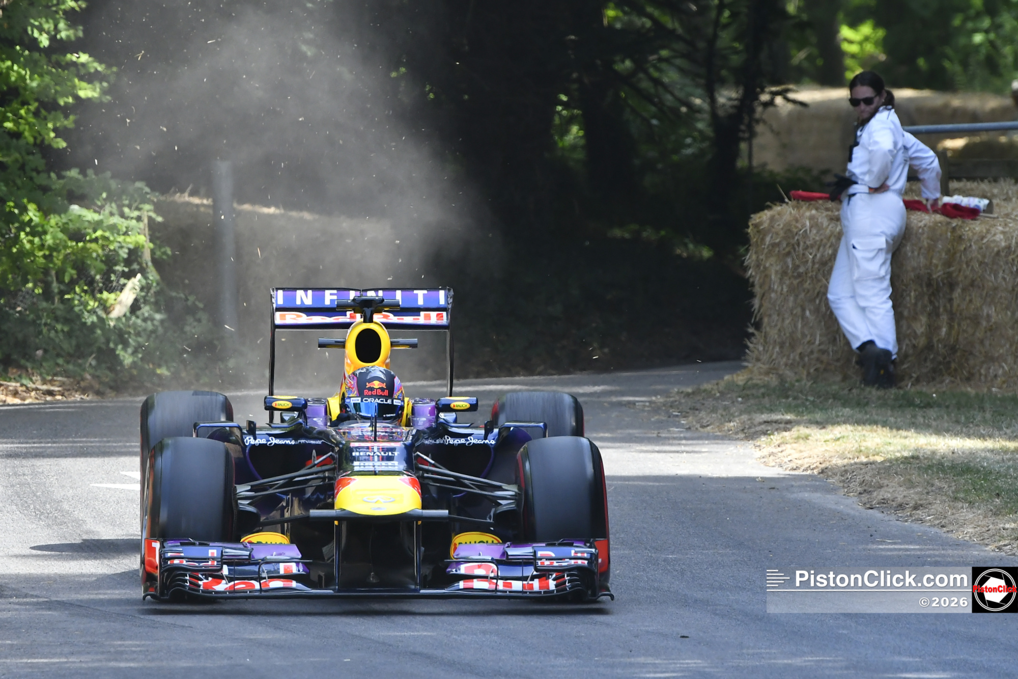 F1 race cars at the Festival of Speed