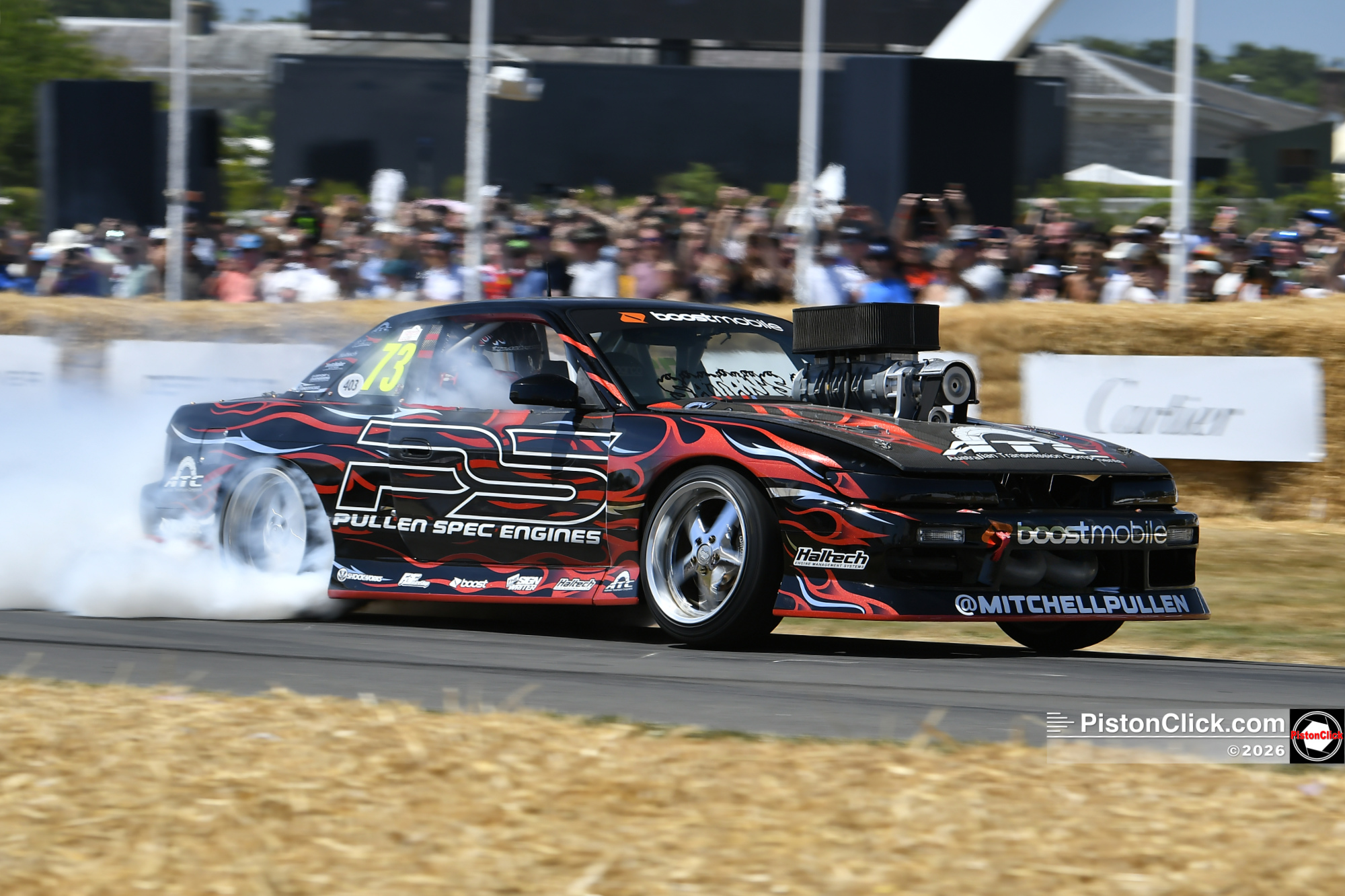 Drifting at Goodwood Festival of Speed