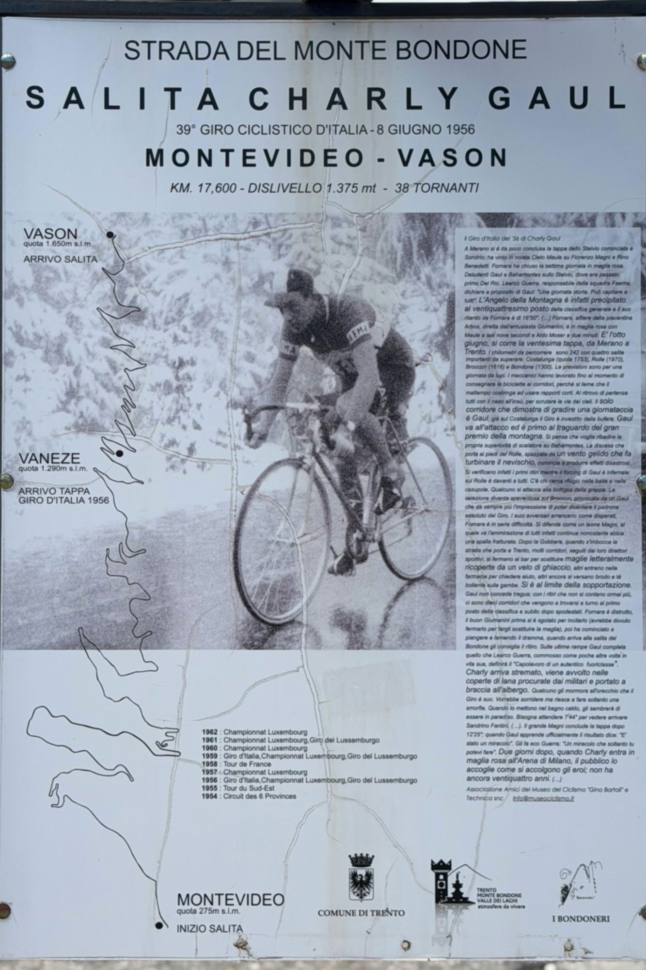 Giro d’Italia cycle race stages
