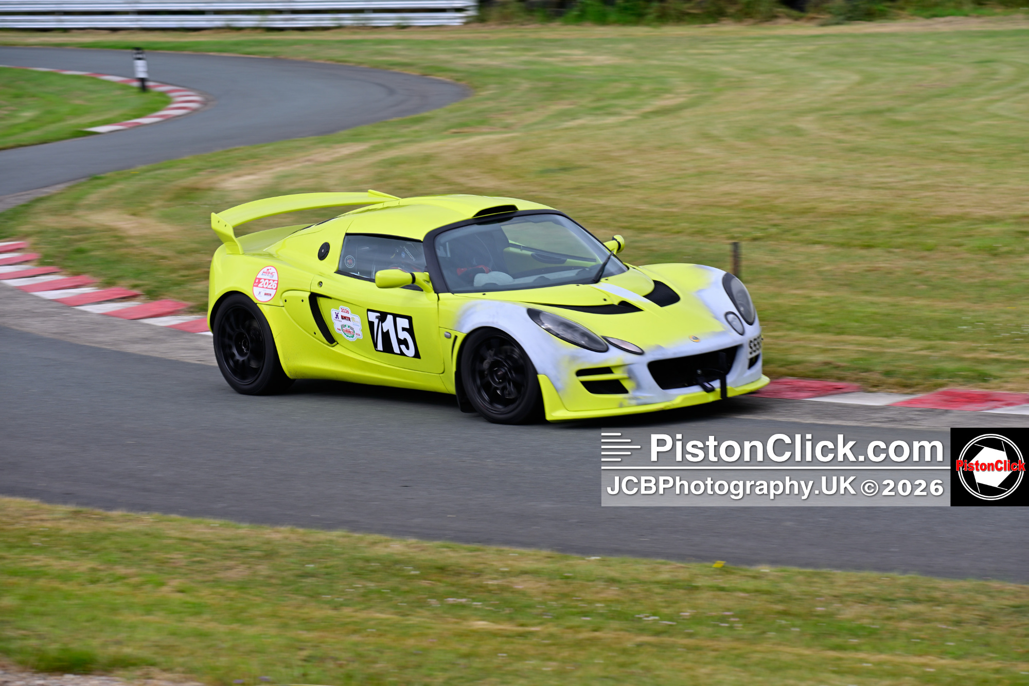 Michael Thomson driving a Lotus Exige