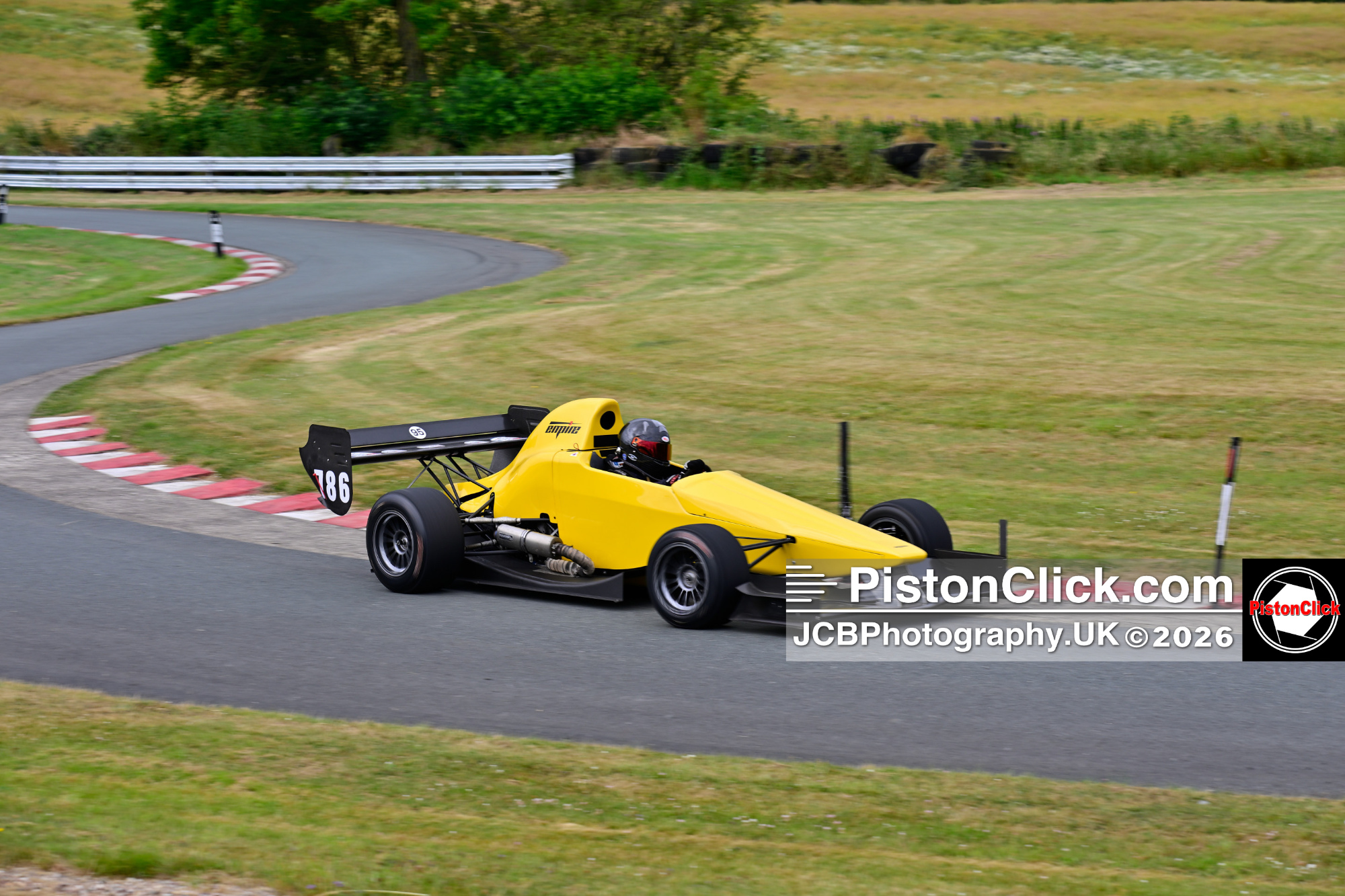Emma Rayson driving an Empire 00