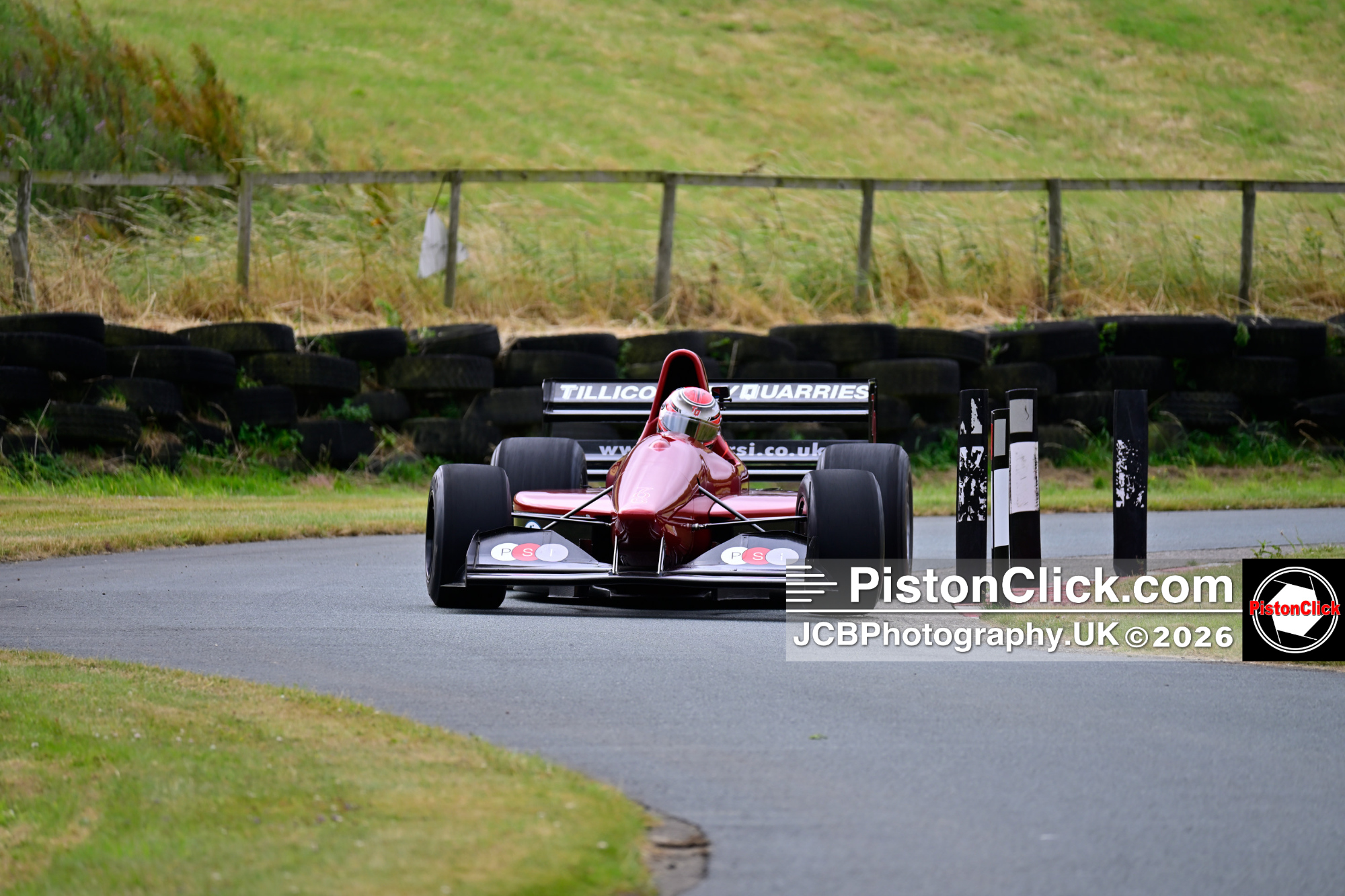 Nicola Menzies driving a Gould