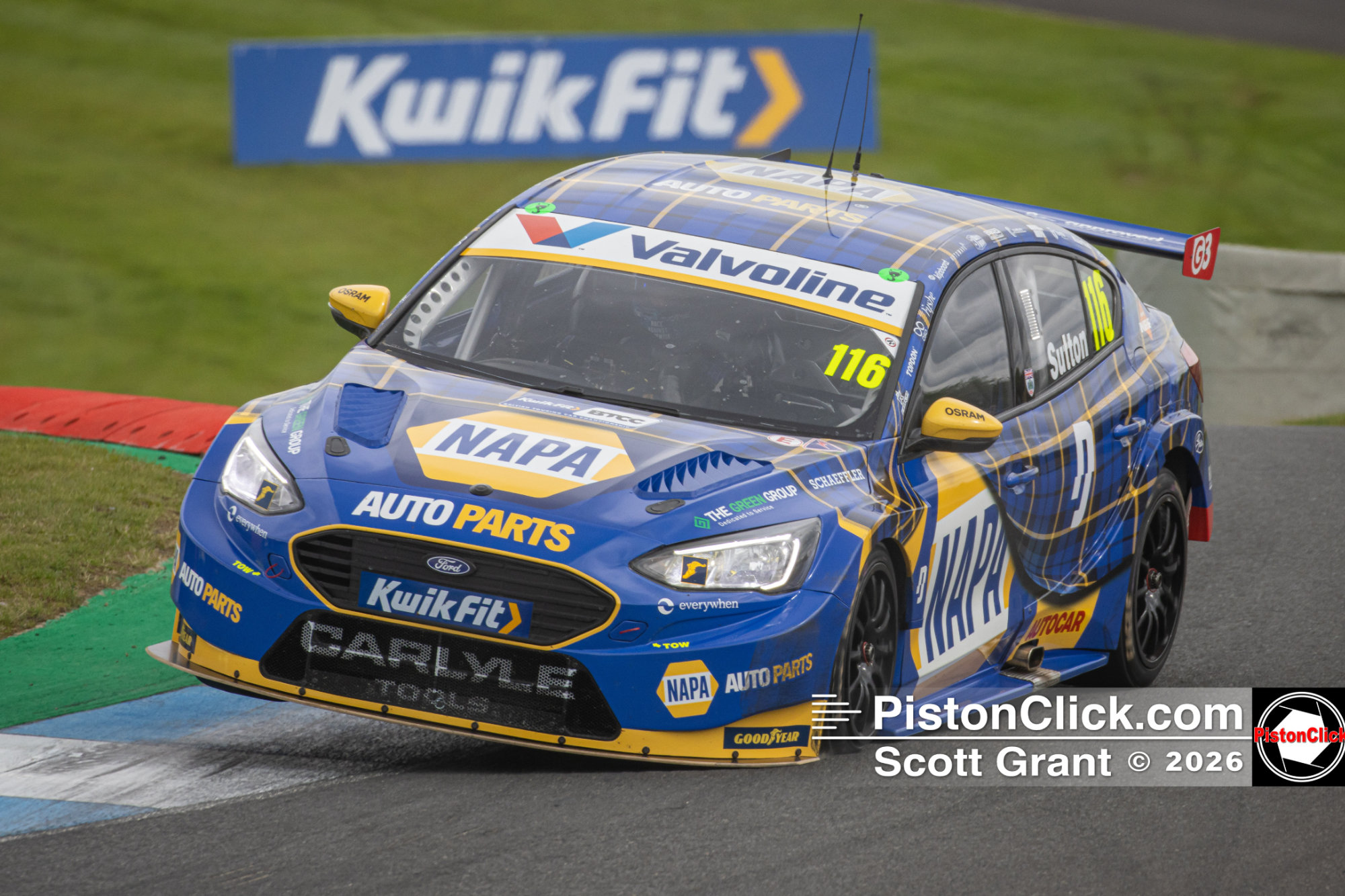 Ash Sutton NAPA Racing UK