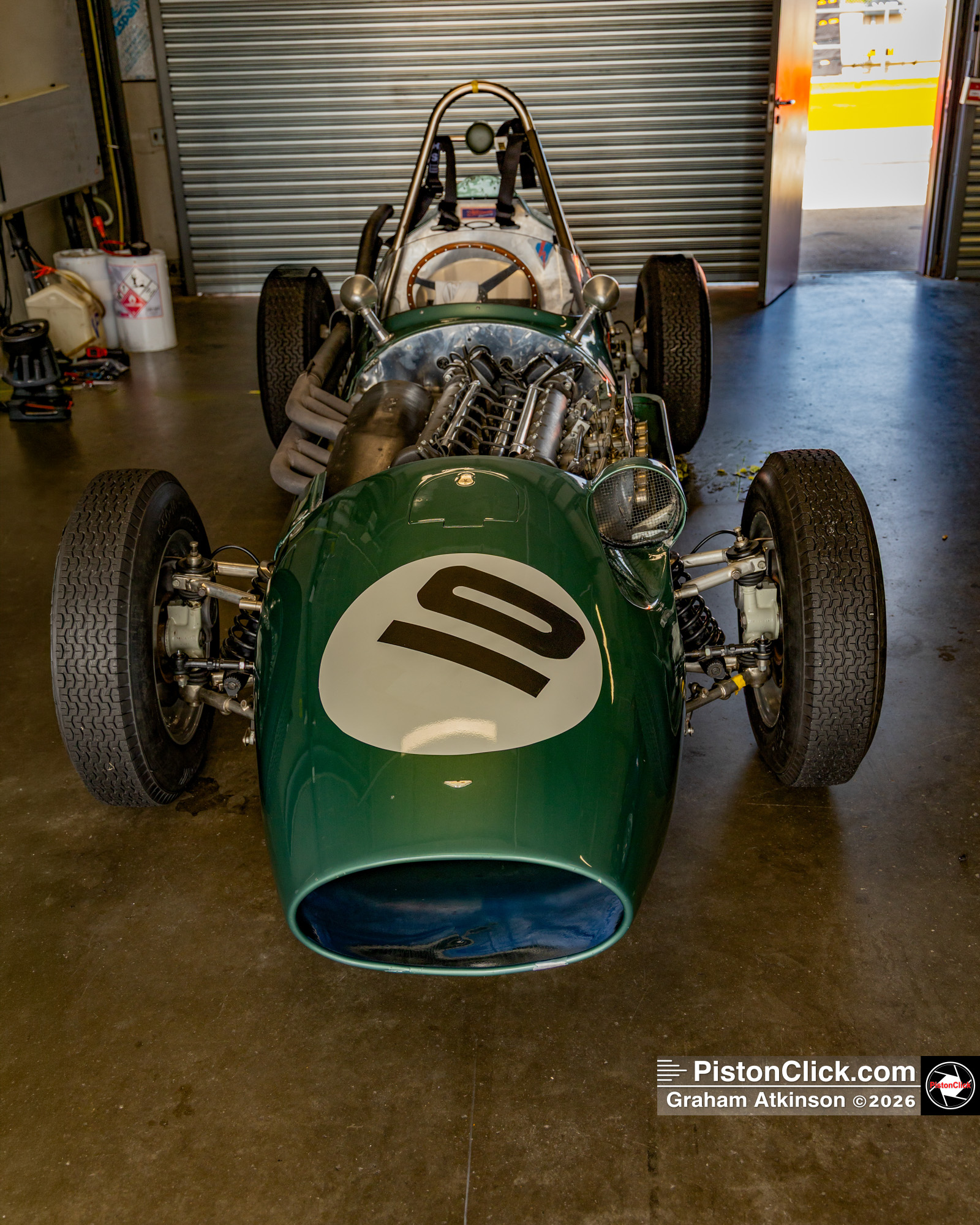Aston Martin DBR4/250/2 Donington Unsilenced Test Day