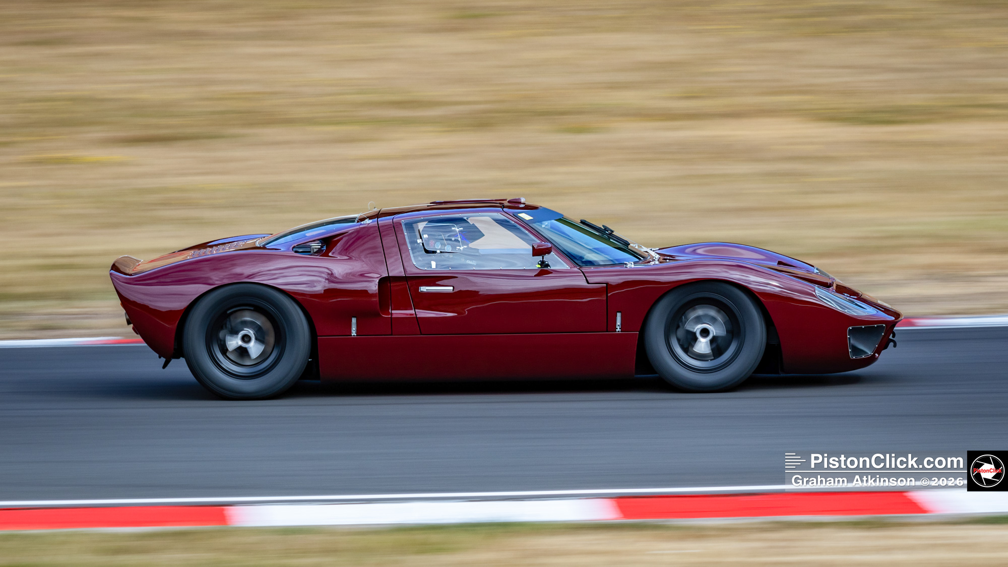 Ford GT40 Donington Unsilenced Test Day