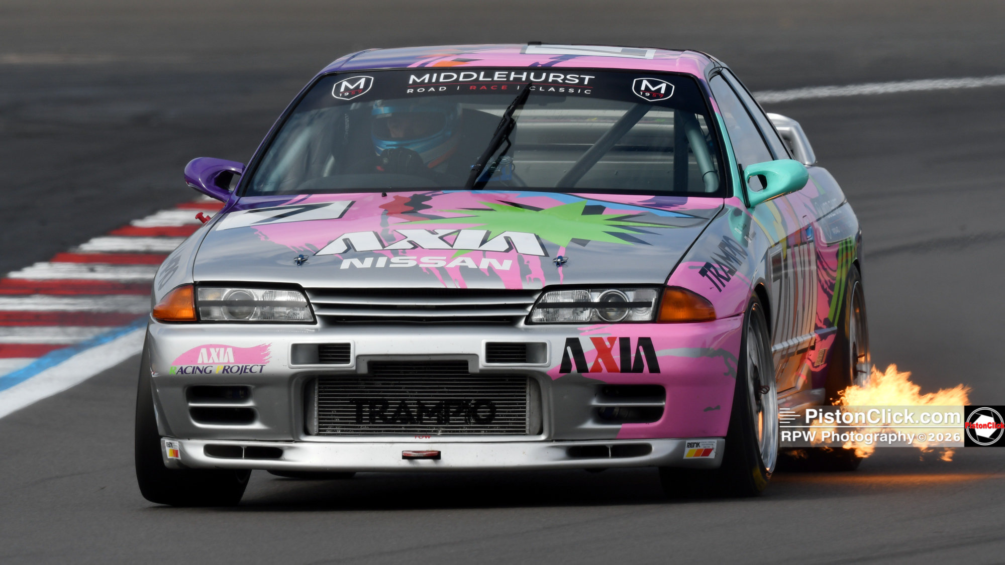 R32 GT-R Rick Wood flames