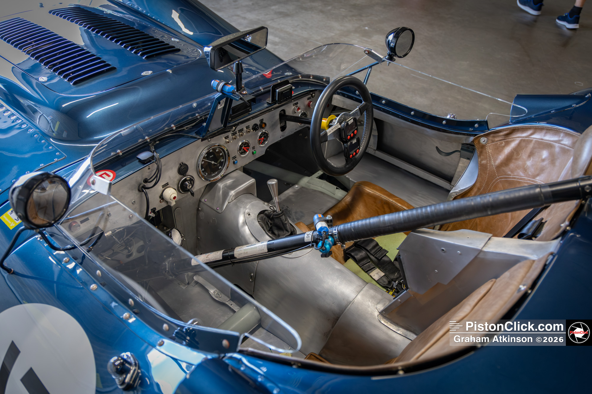 Donington Unsilenced Test Day 1958 Lister-Jaguar