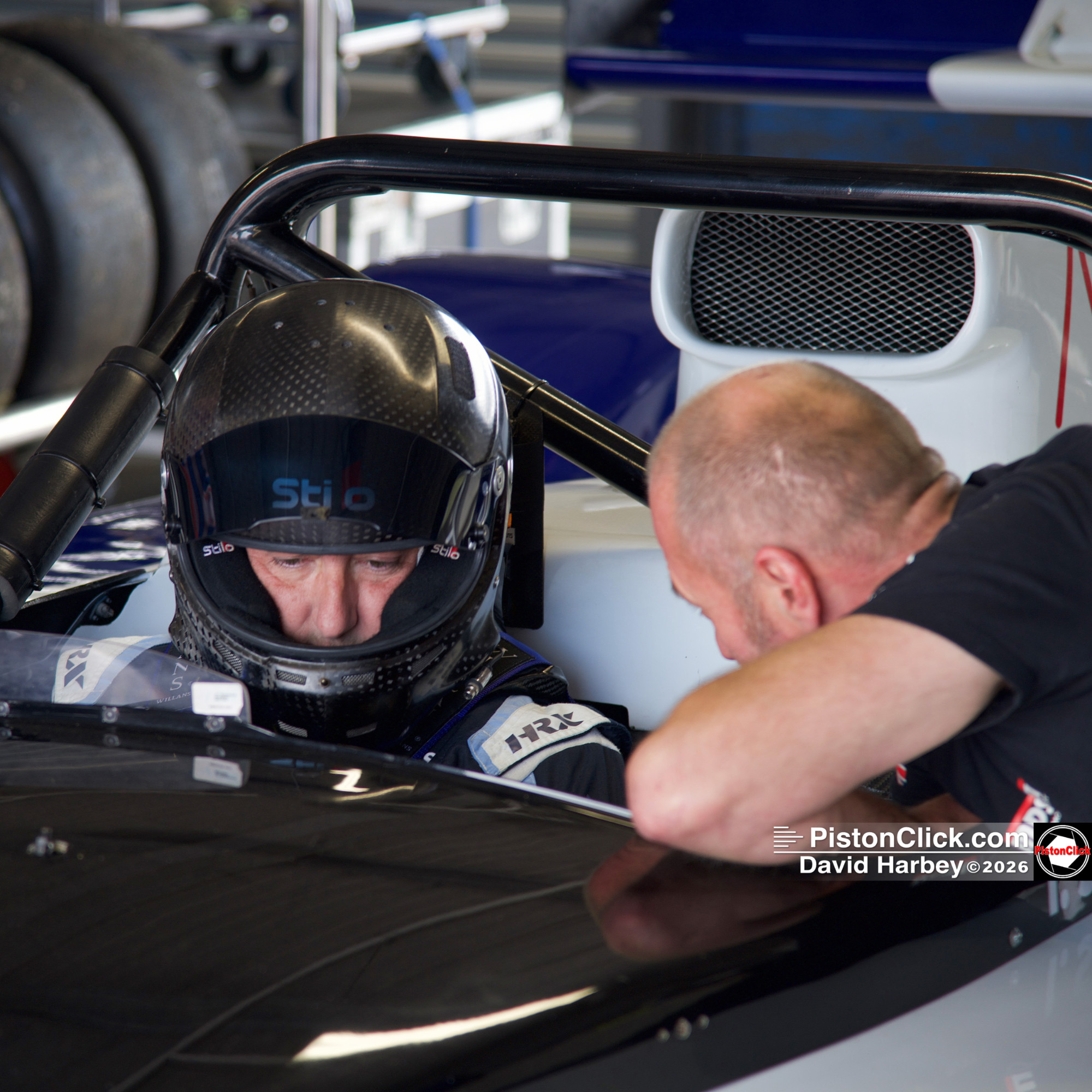 Ian Stinton, Rileyy and Scott, WTR, Donington Park,