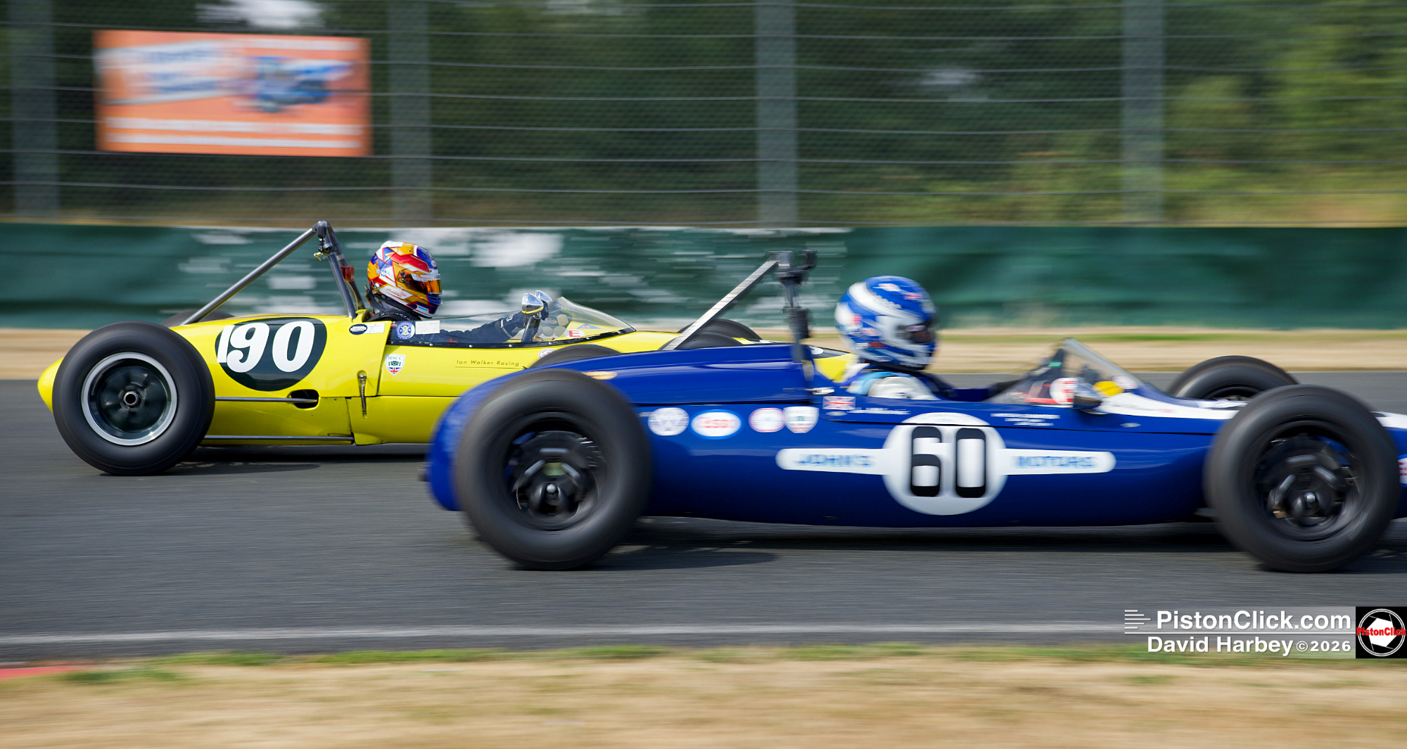 Jon Milicevic in the Cooper T59 and Rufus Flann in the Lotus 22