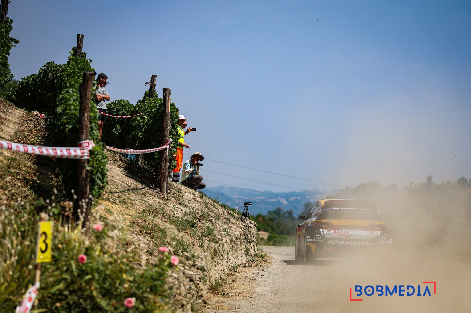 Extreme heat at Rally Regione Piemonte