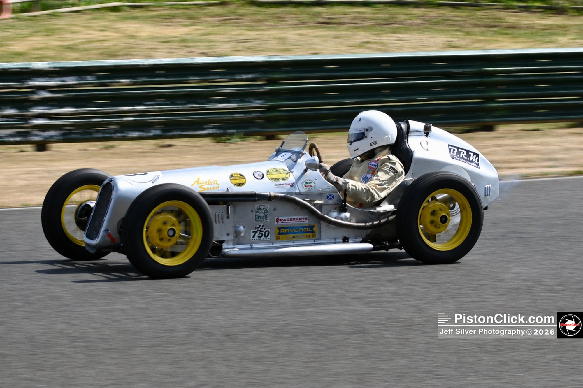 Peter Marsh in the Austin 7 Pigsty