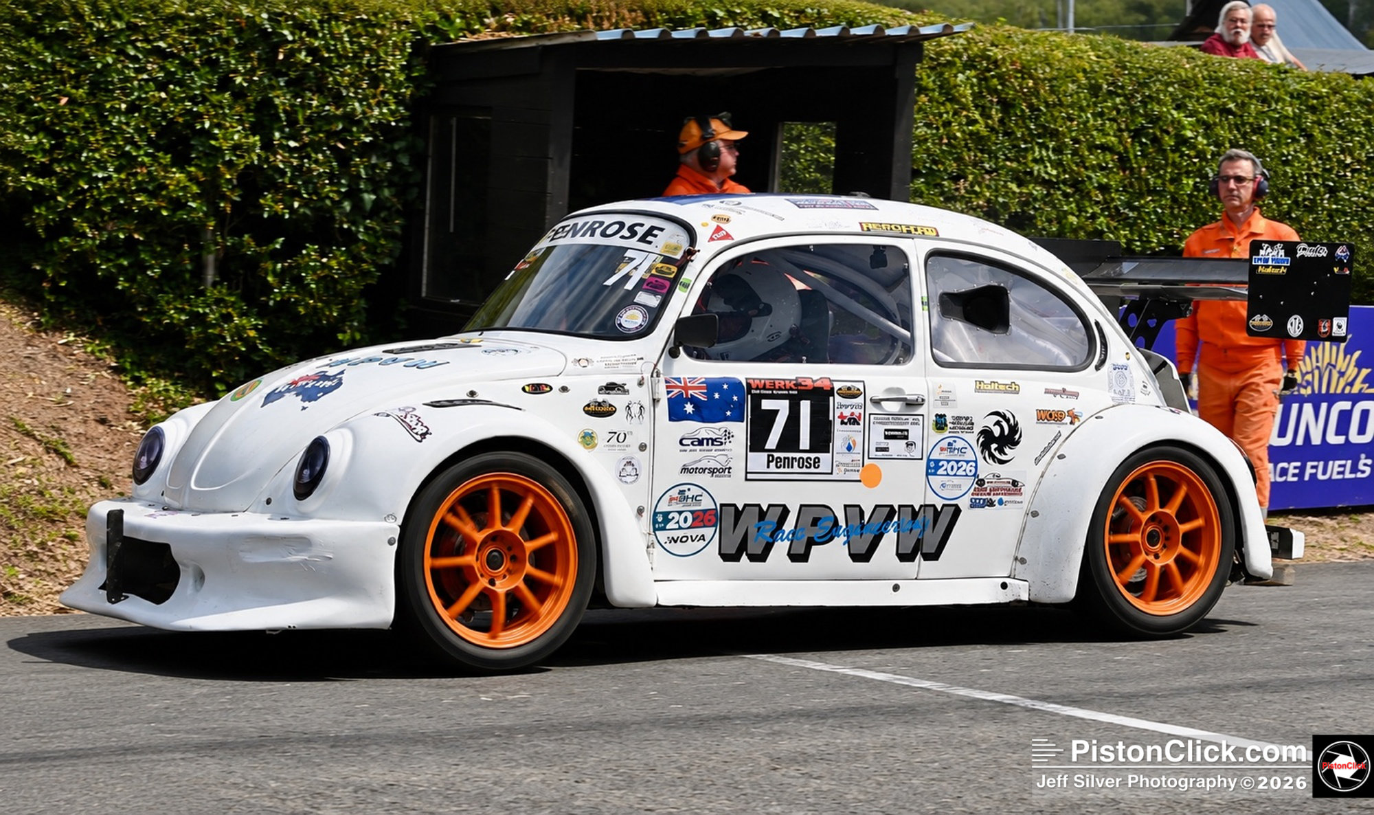 Australia's Wayne Penrose at Shelsley Walsh Hillclimb