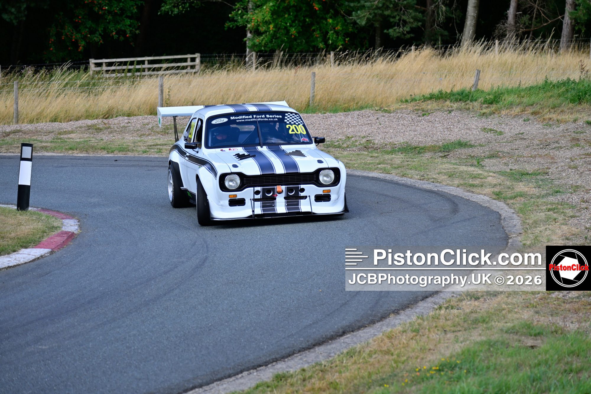 Chris Harrison driving his Ford Escort MkI
