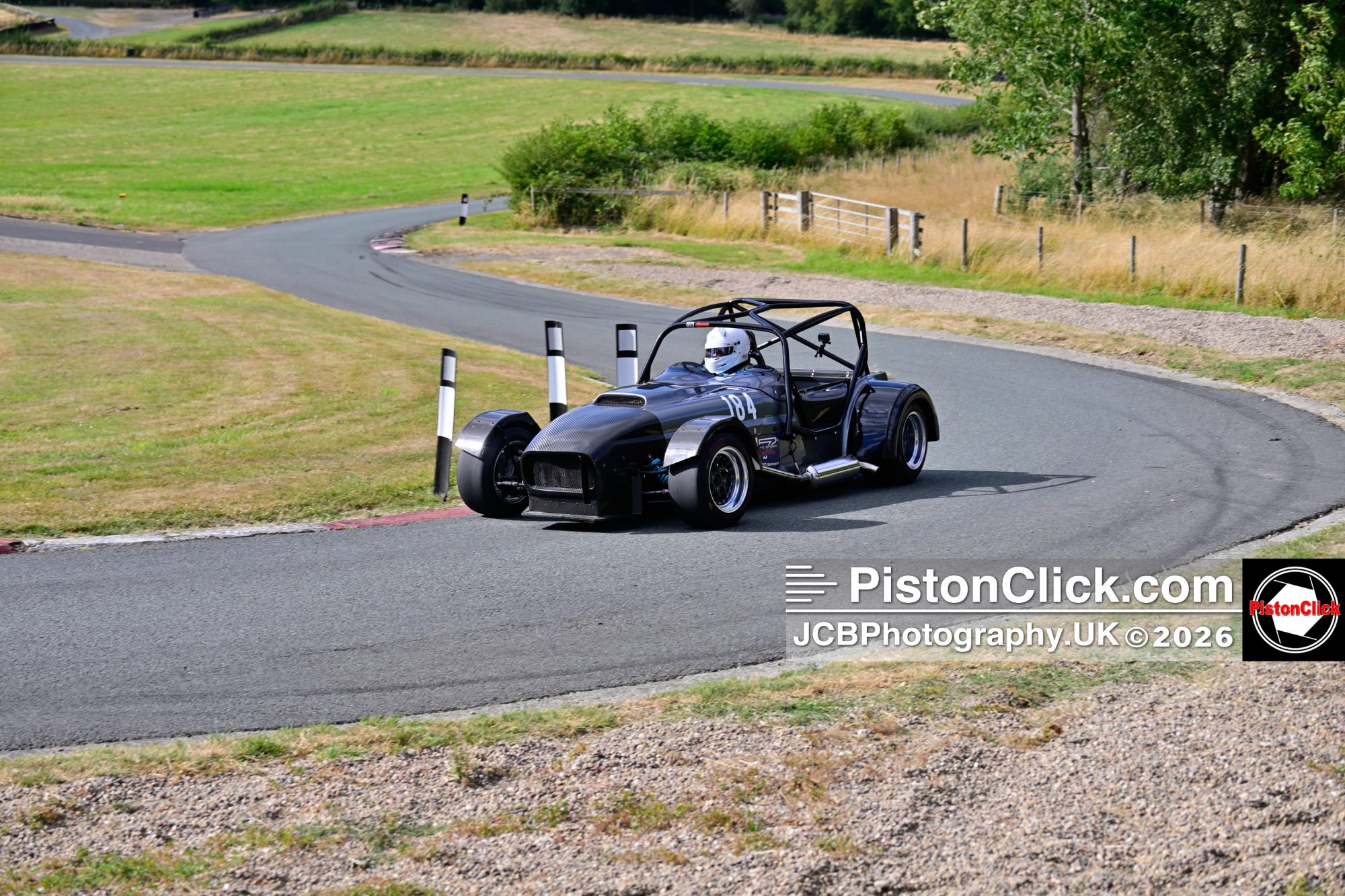 Dave Banner driving his Westfield 1600cc Megabusa