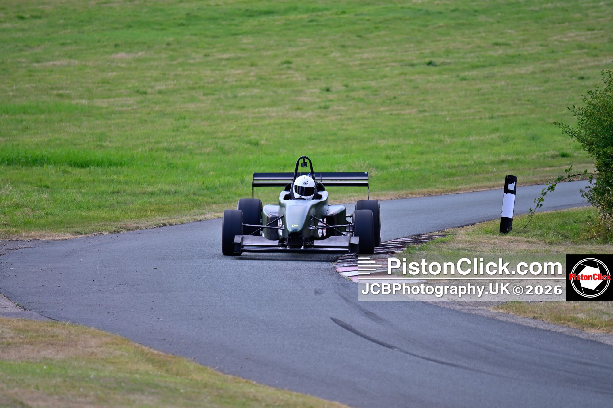 Morgan Hamer driving an OMS28