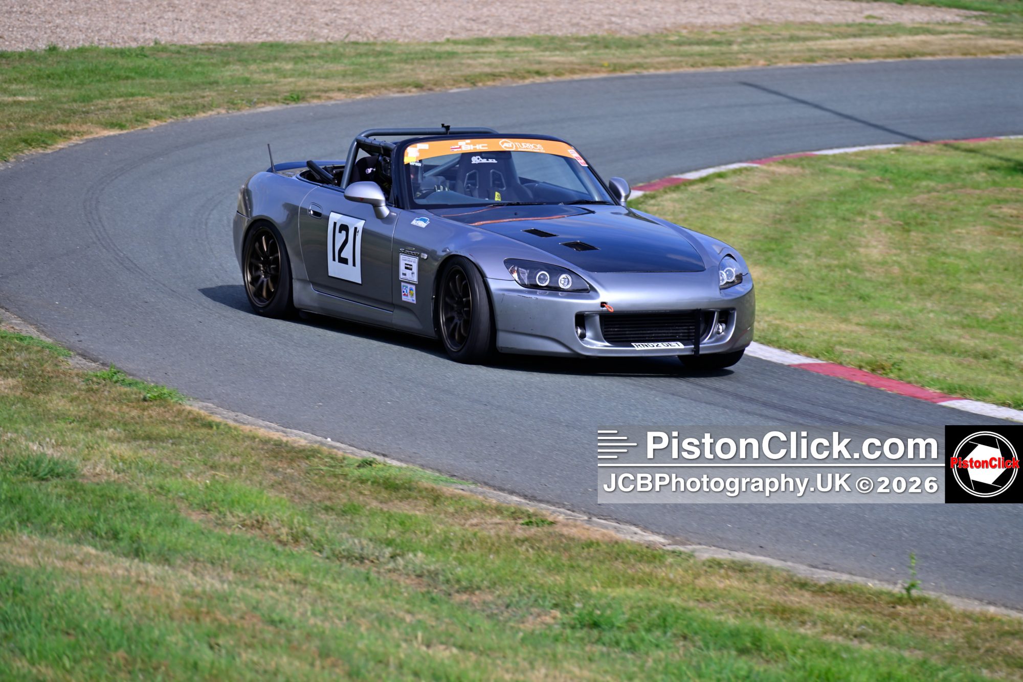 James Hudson driving the Honda S2000 Harewood Speed Hillclimb