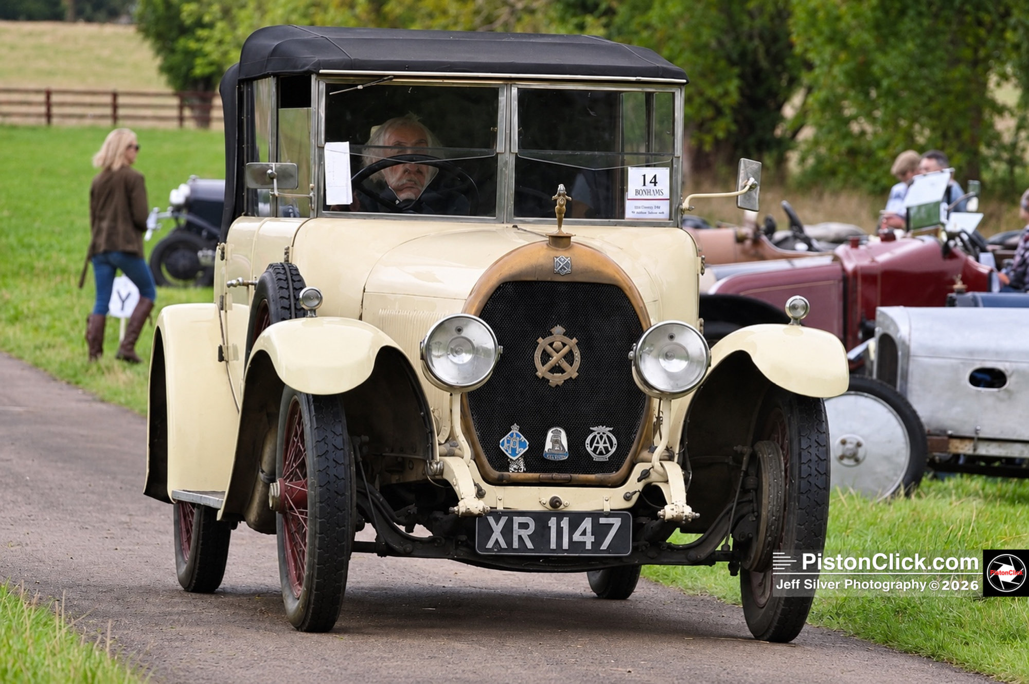 Vintage car driving tests