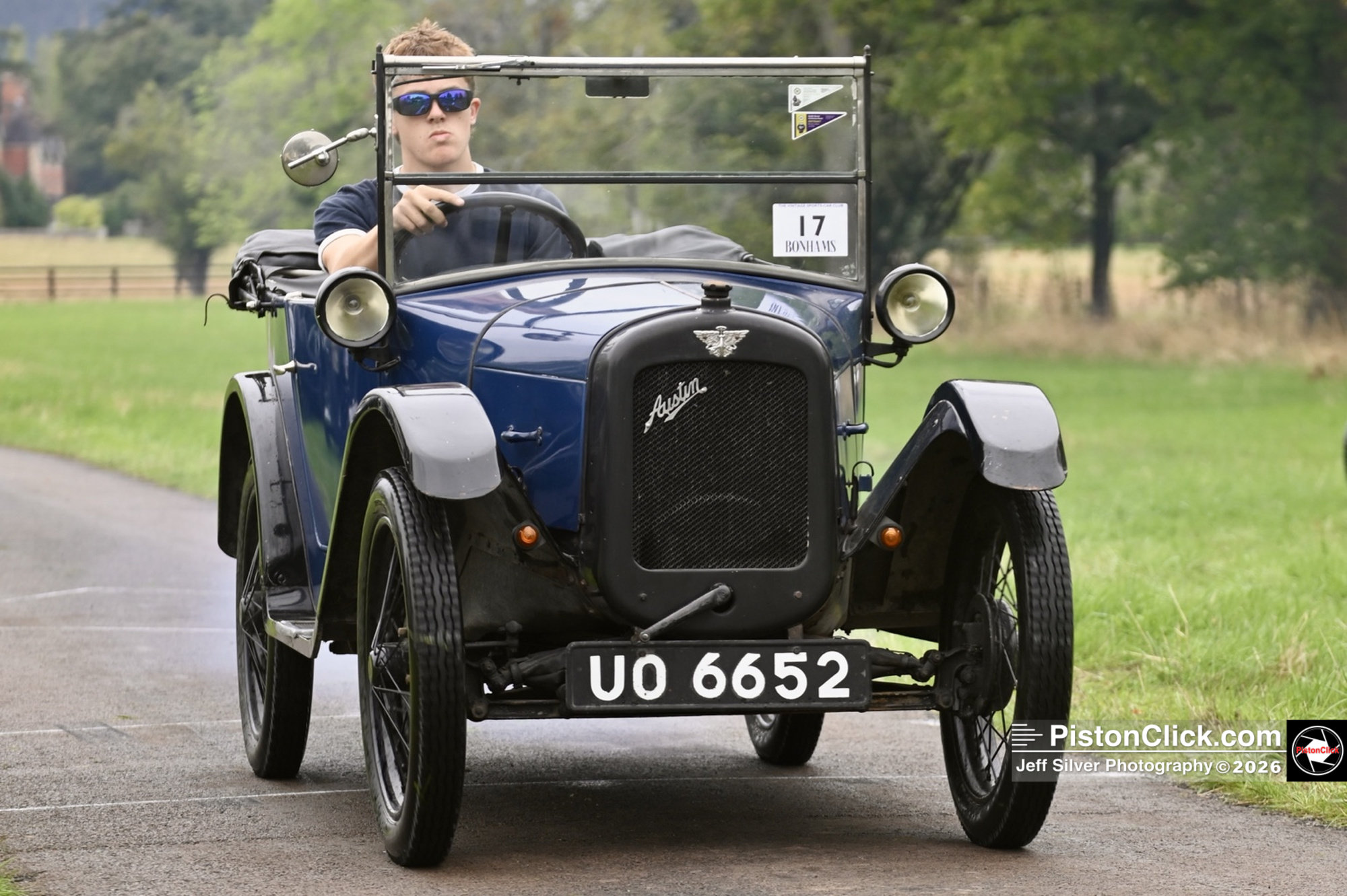 Vintage car driving tests