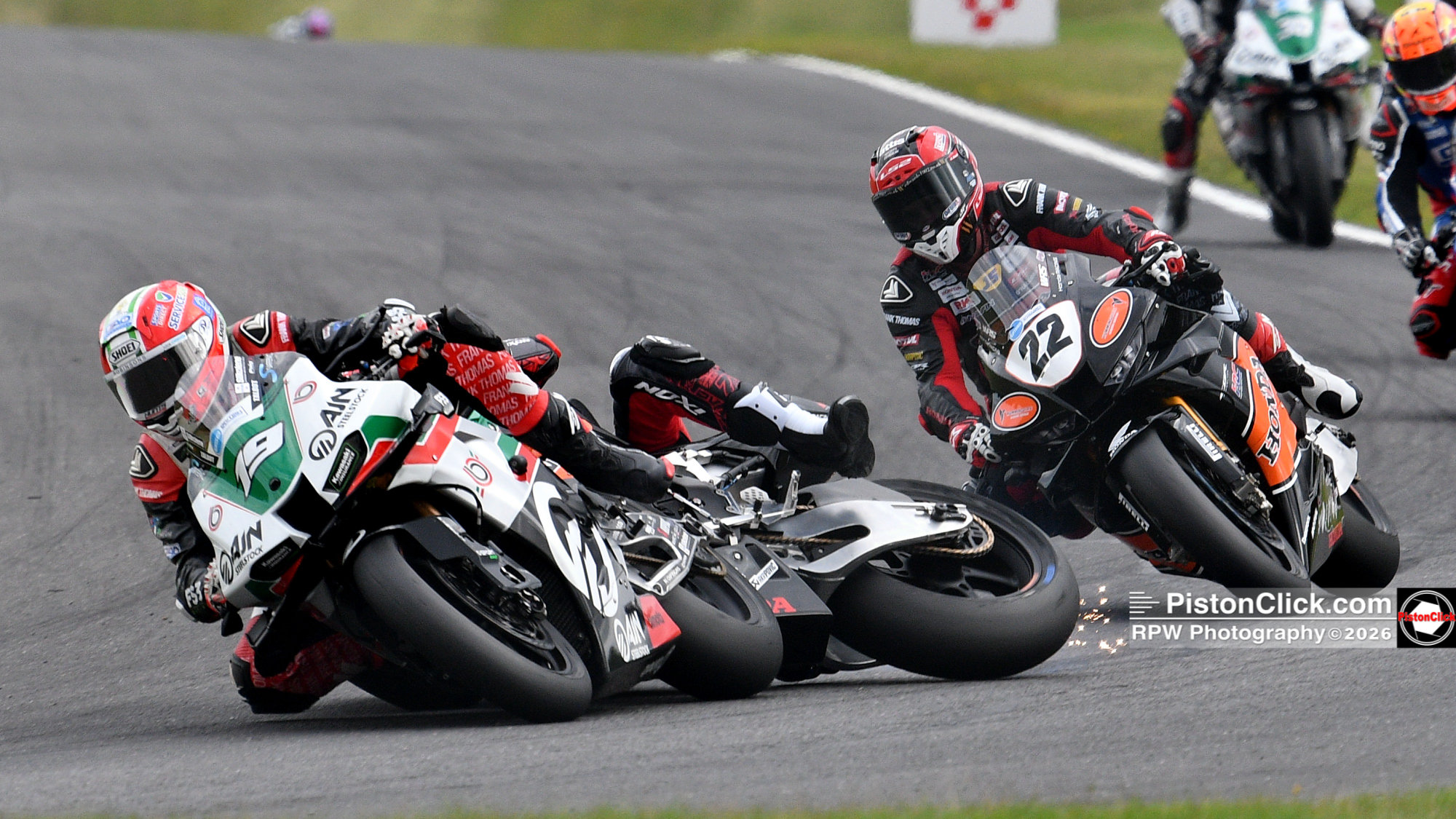 Ryan Vickers Crash BSB Cadwell Park 2026