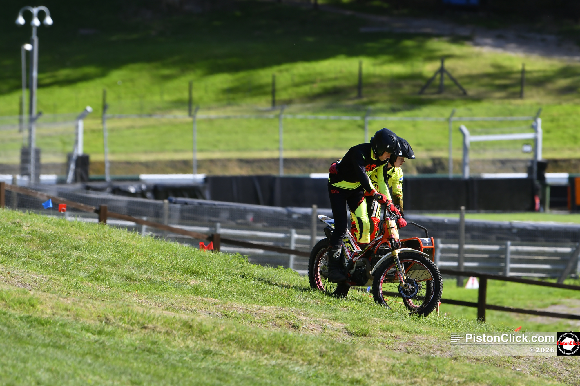 On 3 Wheels Trials in the Woods Cadwell Park