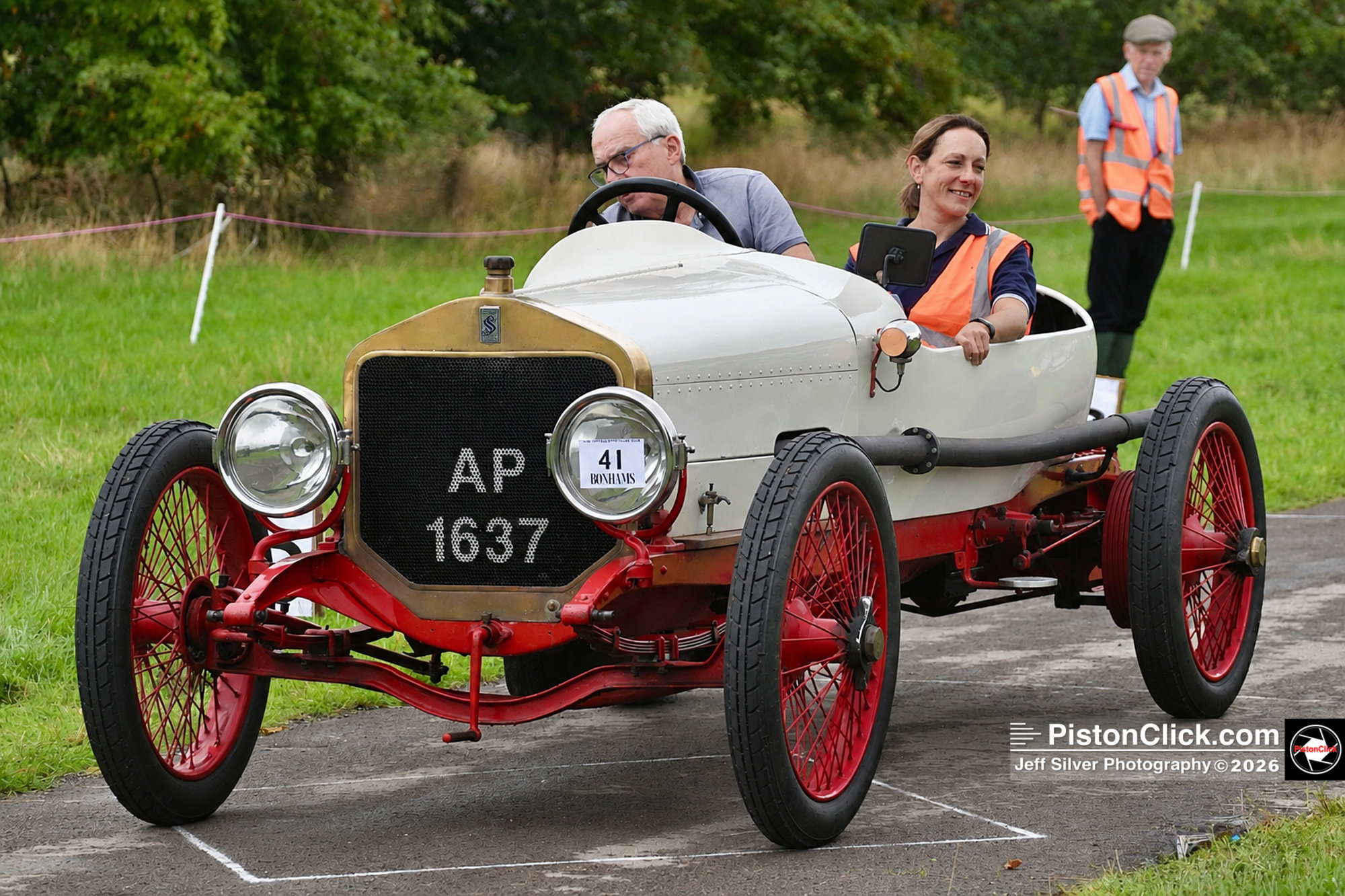 Vintage car driving tests