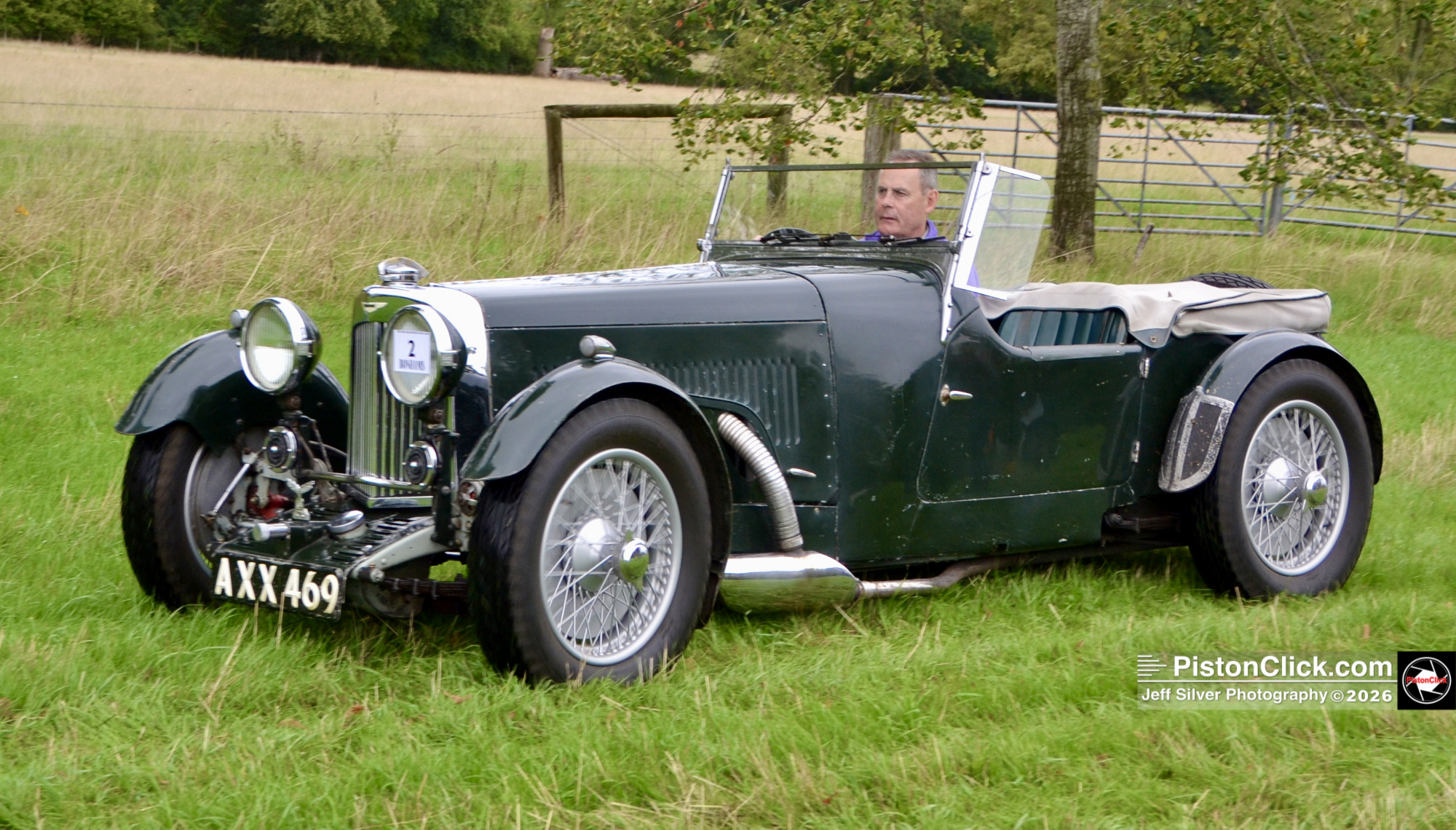 Tom Wood in the No. 2 Aston Martin Mk II