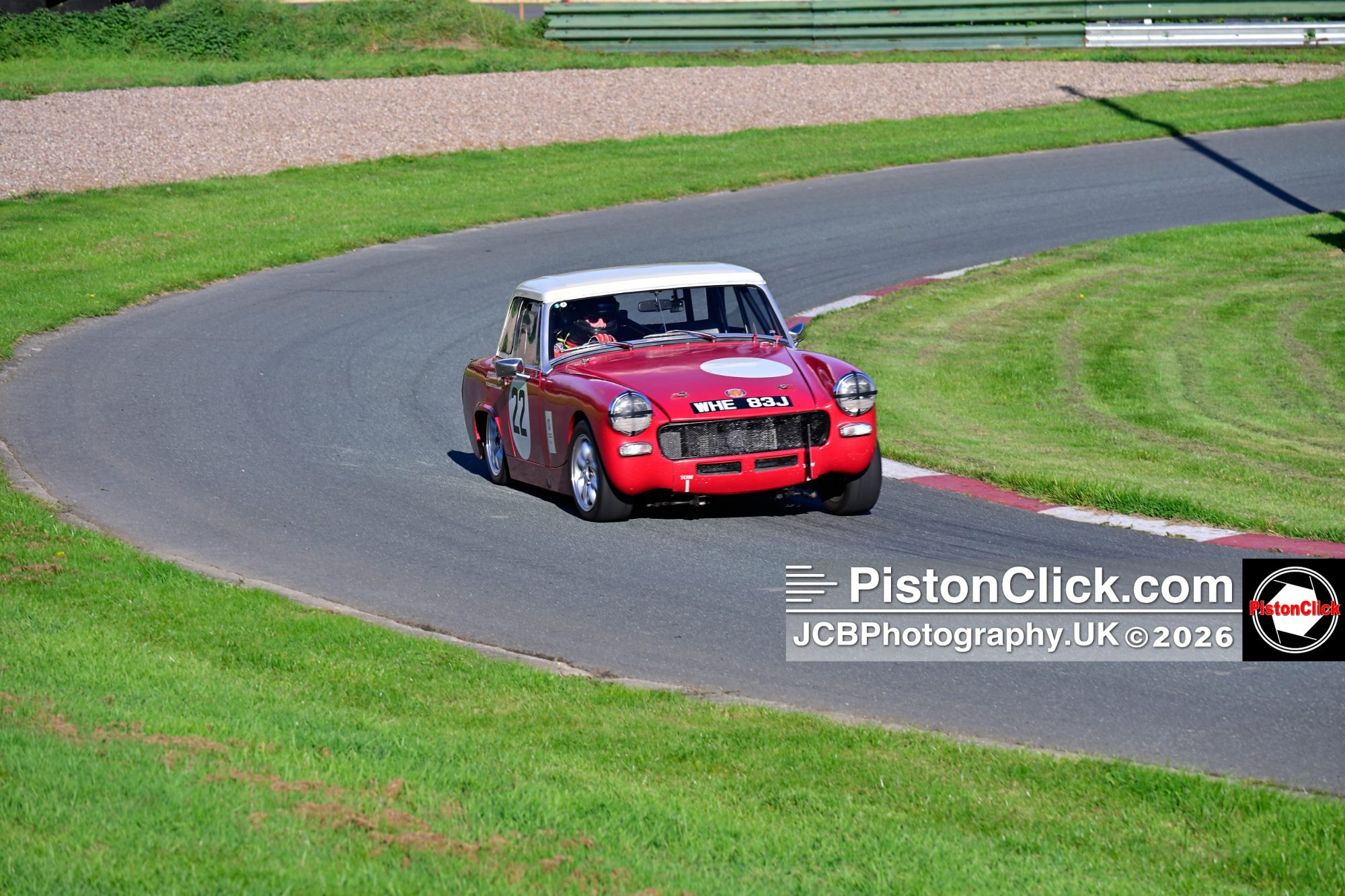 Simon Jones driving an Austin Healey Sprite Greenwood Cup and Mike Wilson Hillclimb 2026
