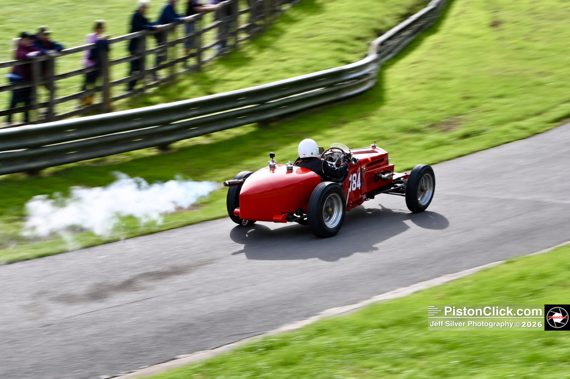 Andrew Hadfield in his 1935 Wolseley Hornet Special