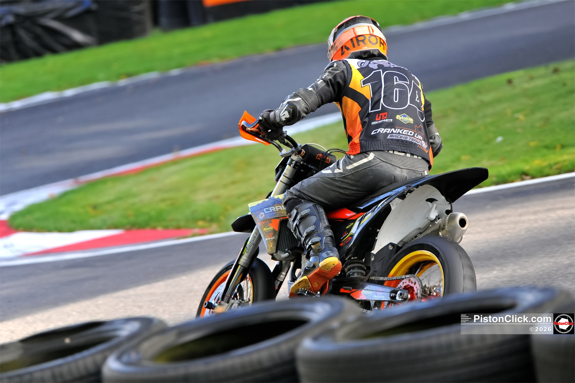 Supermoto motorcycle racing
