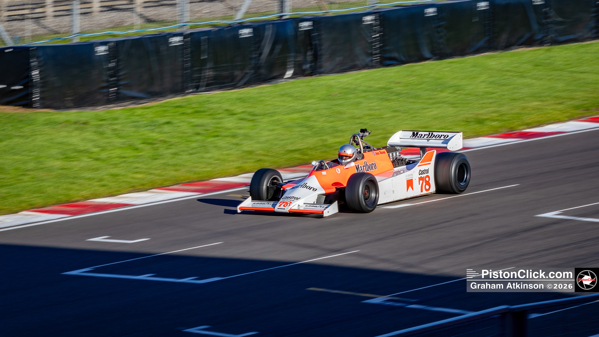 Warren Briggs 1979 McLaren M29C Donington Park test days