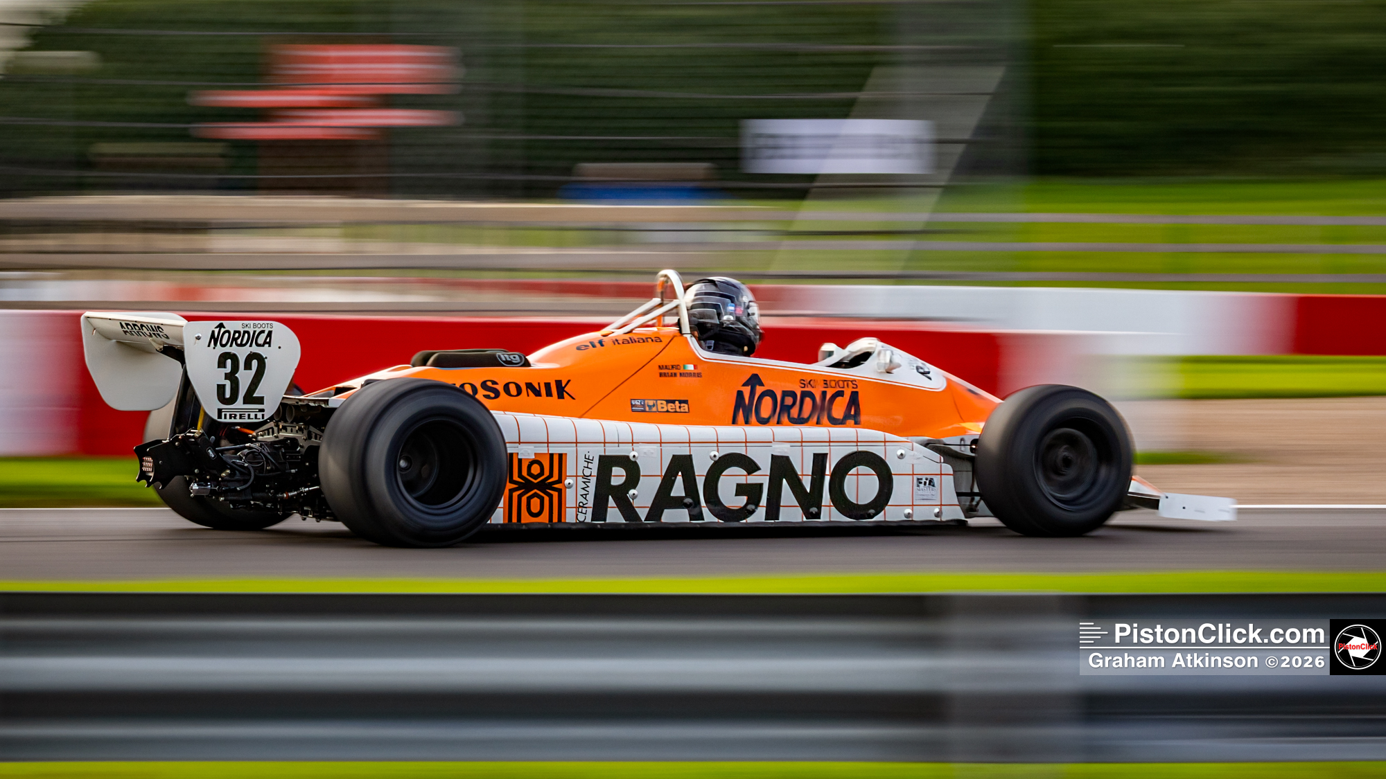 Brian Morris 1982 Arrows A4 Donington Park test days