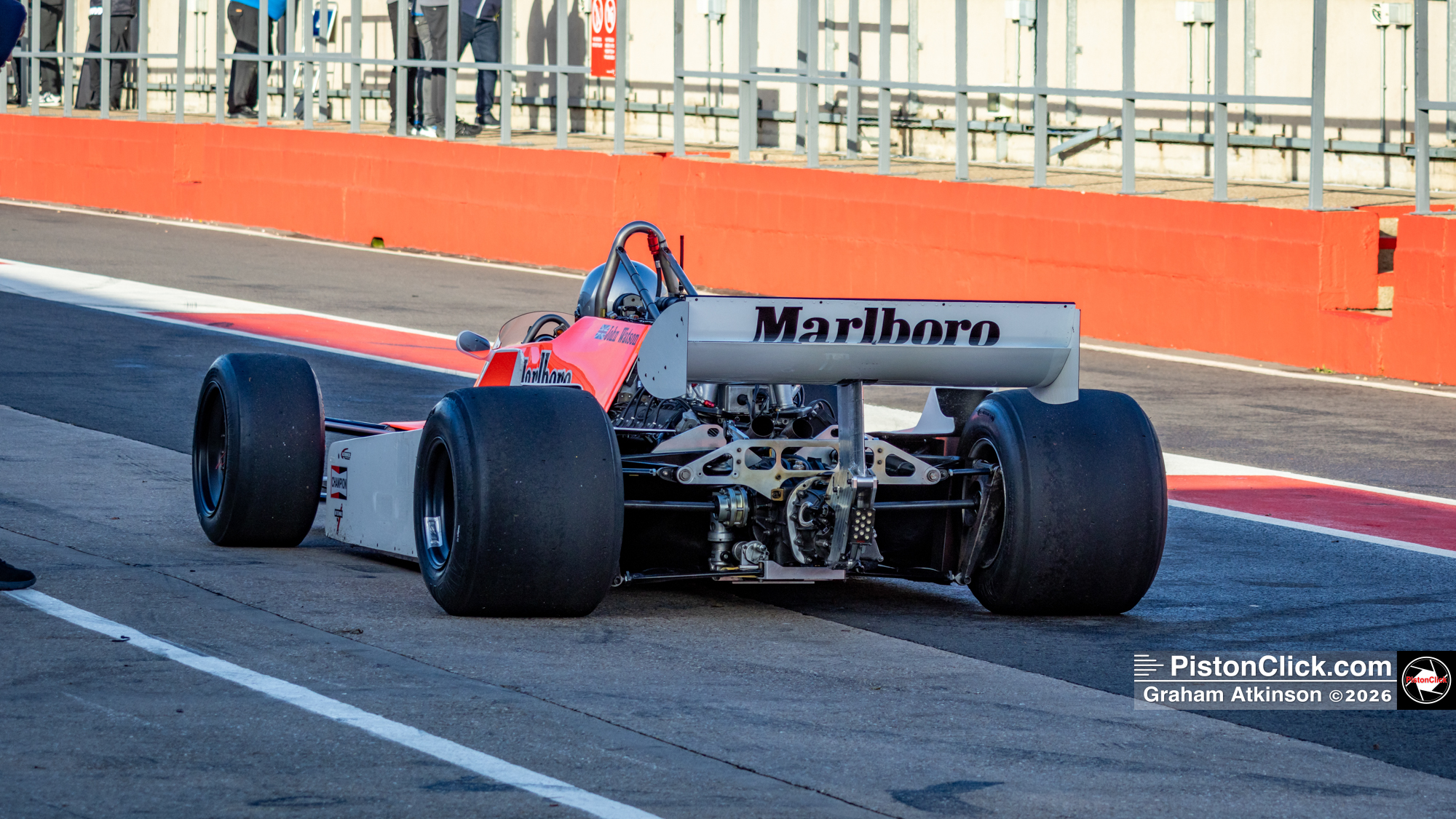 Warren Briggs 1979 McLaren M29C Donington Park test days
