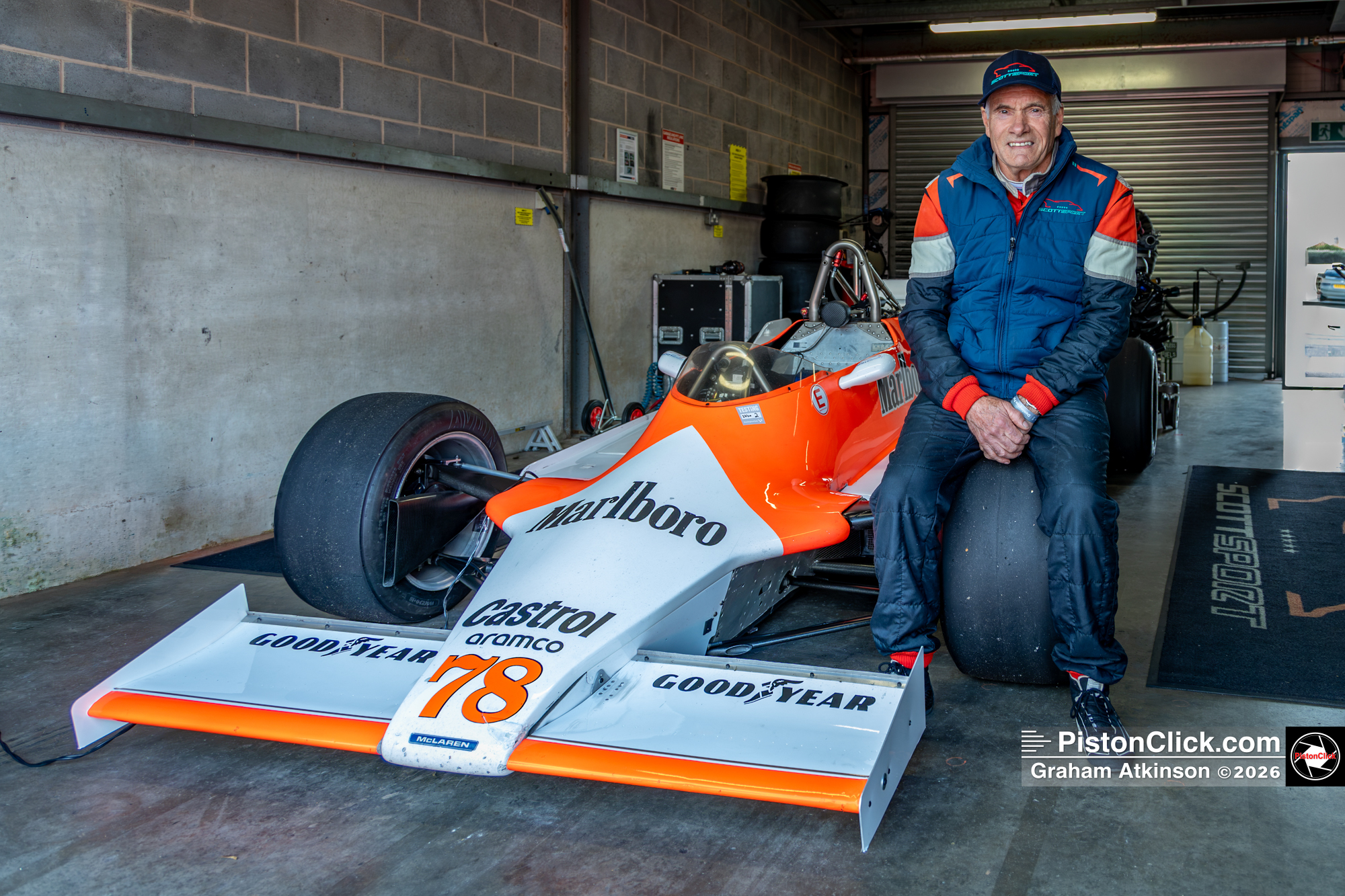 Warren Briggs 1979 McLaren M29C Donington Park test days