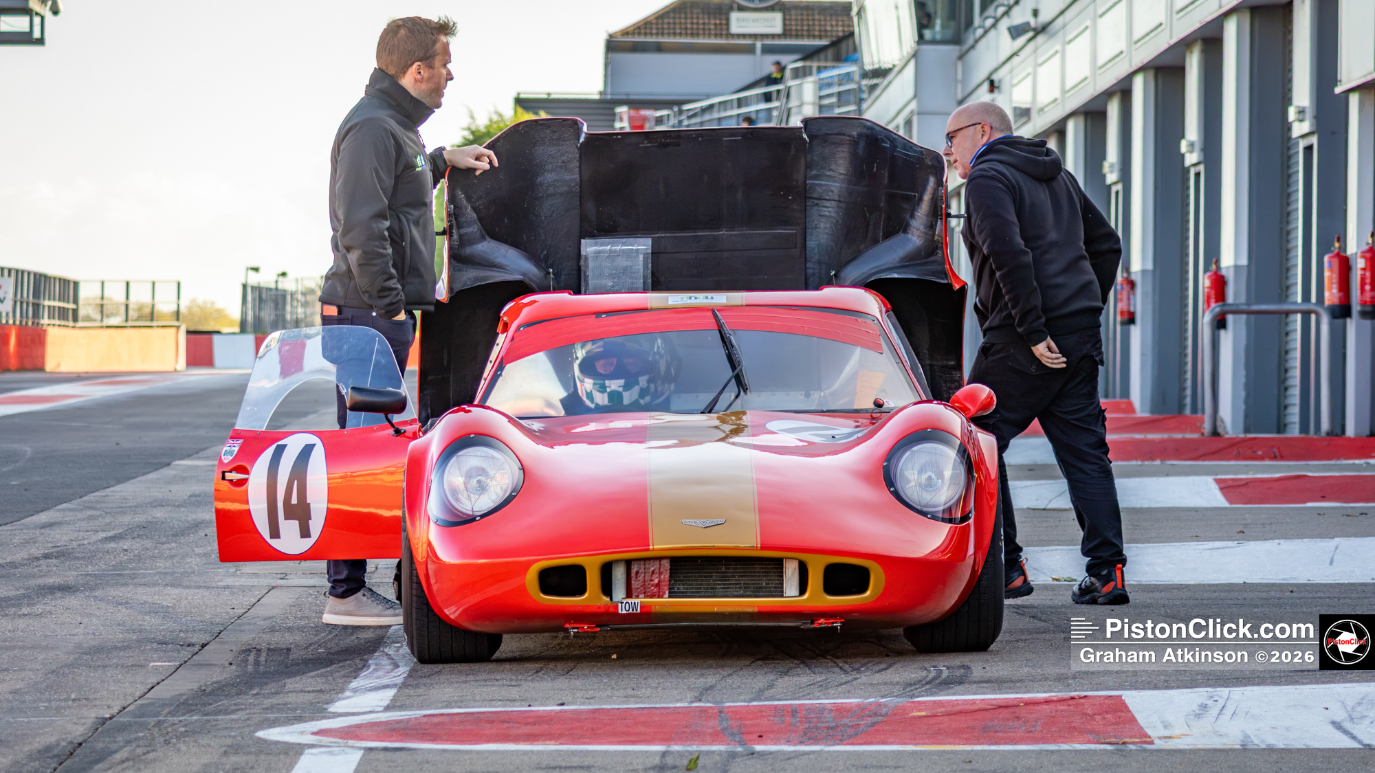 Chevron B8 Donington Park test days
