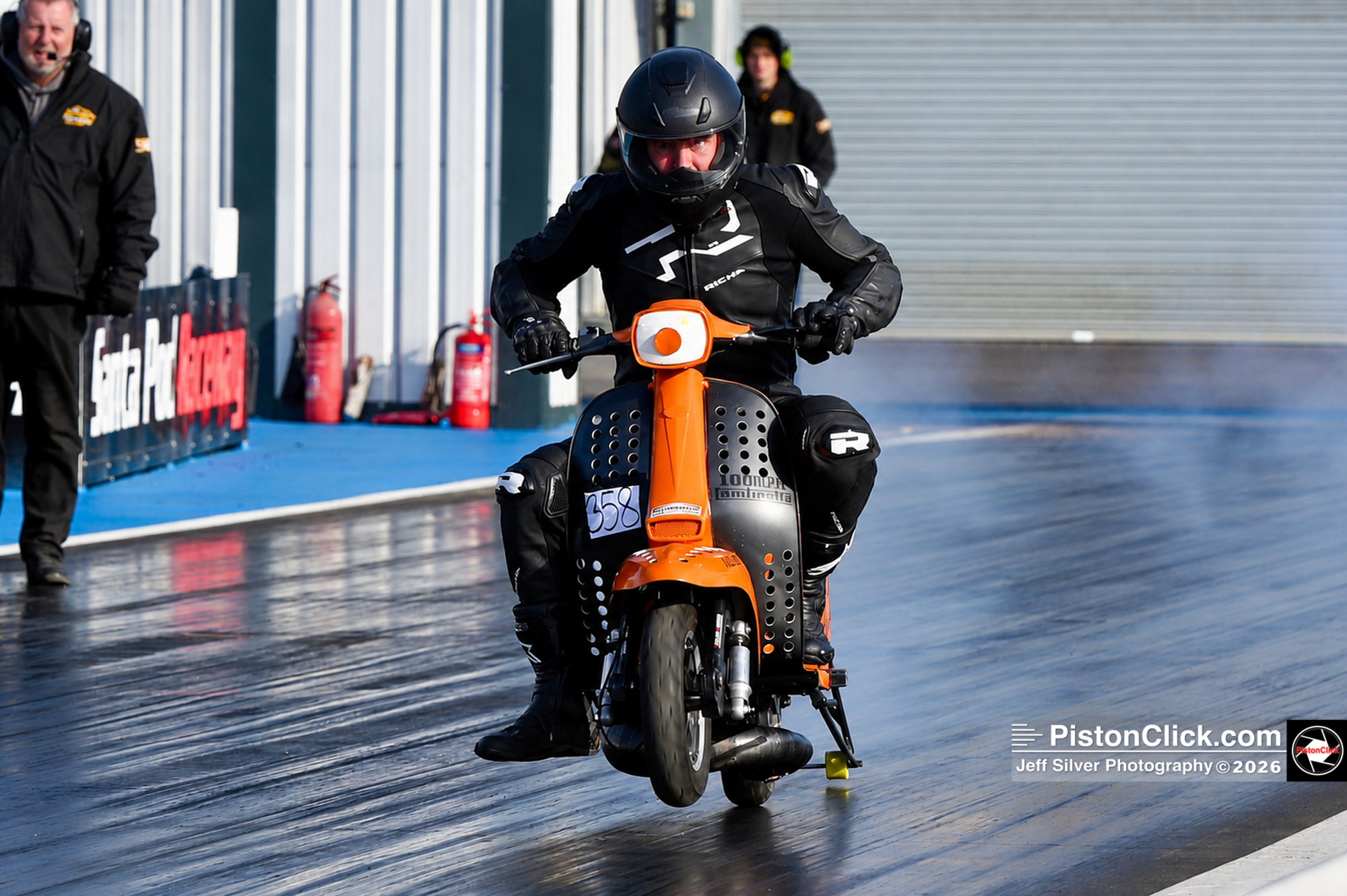 Scooters at Santa Pod drag strip