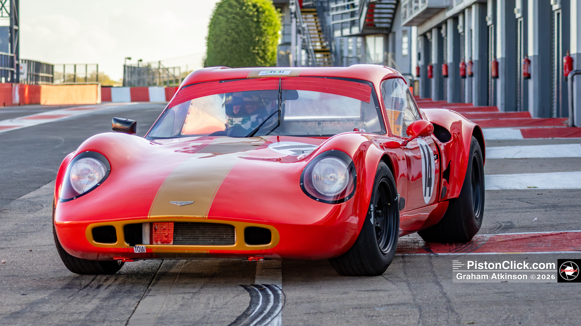 Chevron B8 Donington Park test days