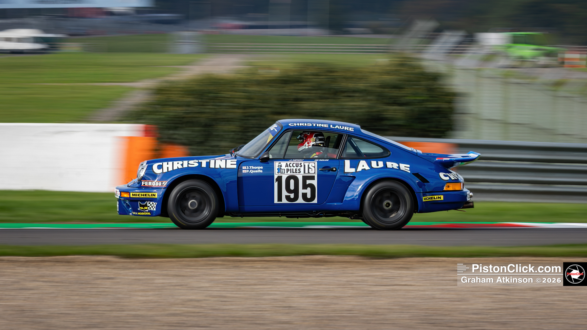 James Thorpe Donington Park Test Day