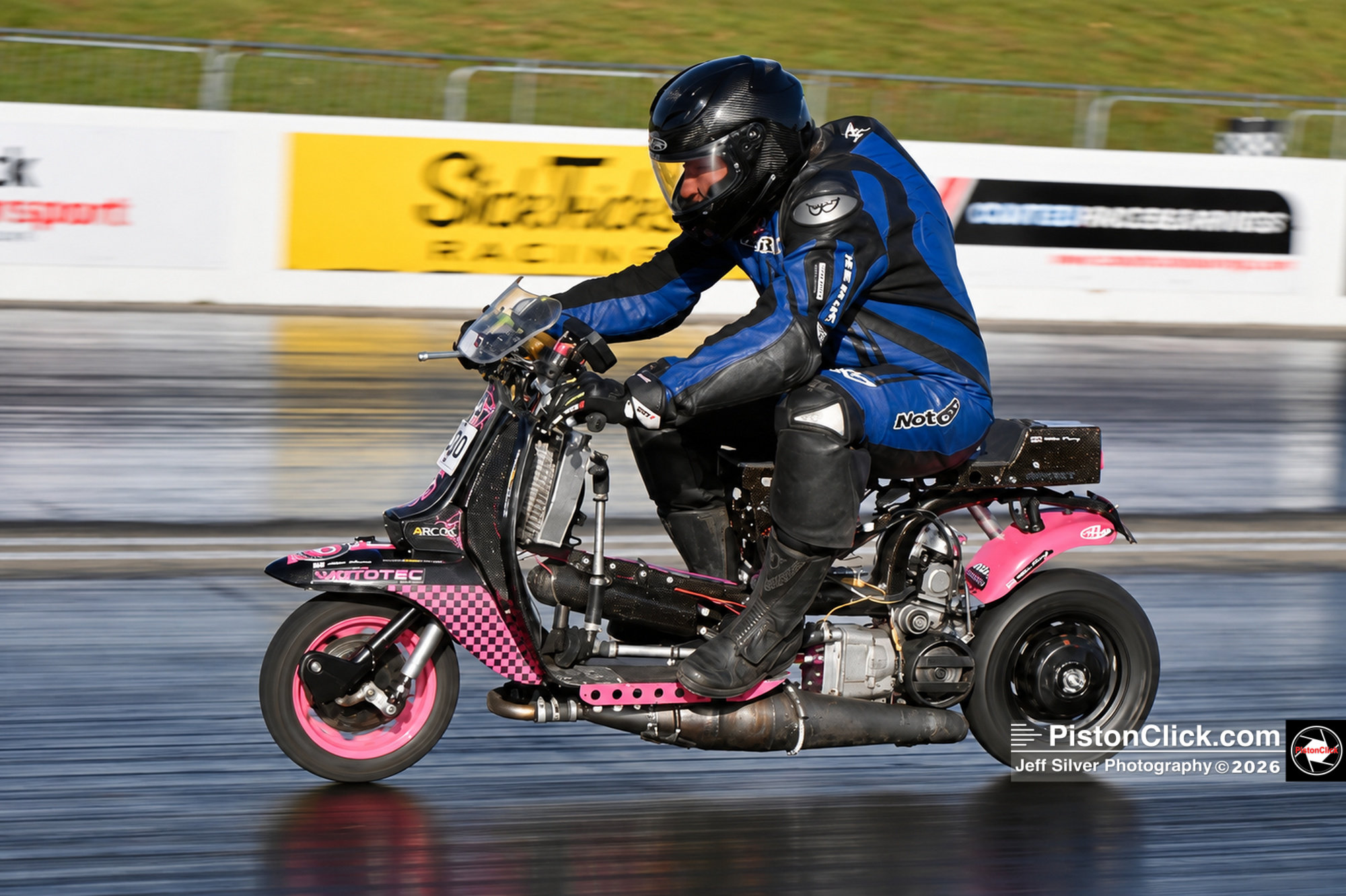 Scooters at Santa Pod drag strip